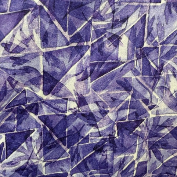 Robert Graham Shirt Mens 3XL Purple Geometric Button Up  Long Sleeve - Picture 3 of 5